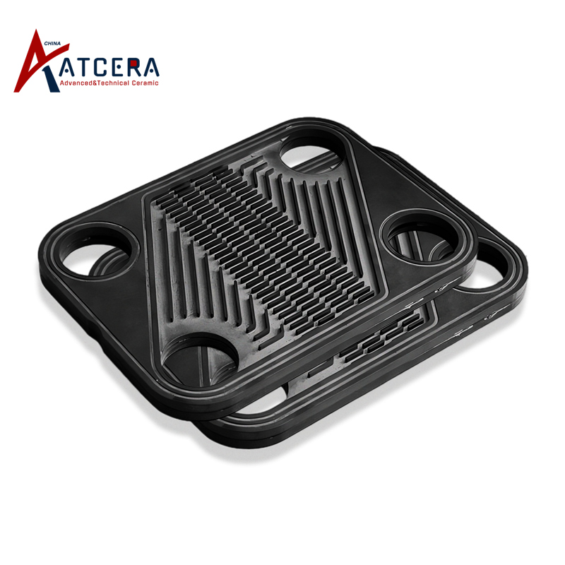 SiC heat exchange plate